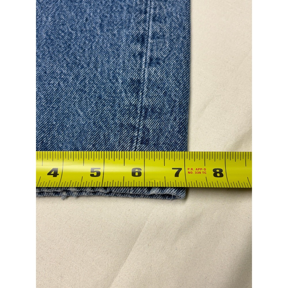 Levis Premium 501 Original Fit Jeans Womens W28 L30 Medium Wash Blue - Picture 13 of 14